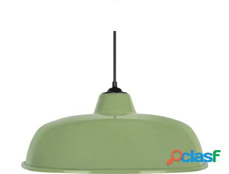 Lámpara de Suspensión TOSEL Trog Roulé (Verde - E27 -