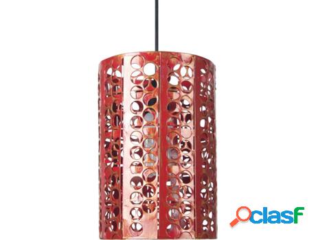 Lámpara de Suspensión TOSEL Zen (Rojo - E27 - Máx. 40W -