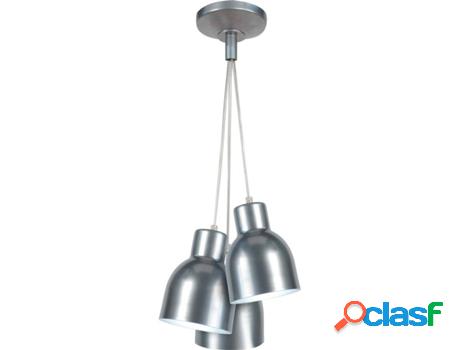 Lámpara de Techo TOSEL Carlson 30 cm (Plateado - E27 -