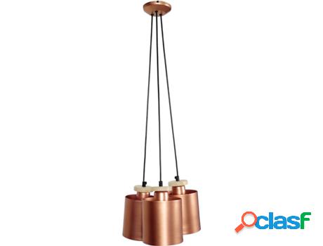 Lámpara de Techo TOSEL Uzibuze 30 cm (Cobre - E27 - Máx.