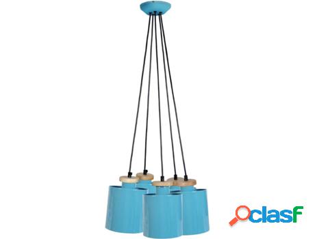 Lámpara de Techo TOSEL Uzibuze 35 cm (Azul - E27 - Máx.