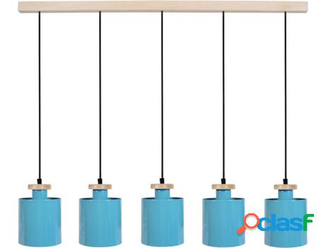 Lámpara de Techo TOSEL Uzibuze (Azul - E27 - Máx. 40W -