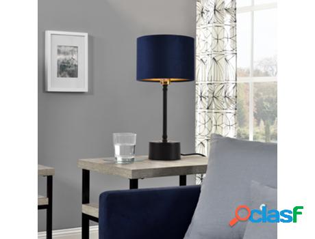 Lámpara de mesa LUX.PRO Negro/Azul (40 W - E14)