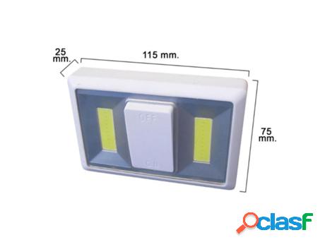Luz led para pared con interruptor (fijación mediante