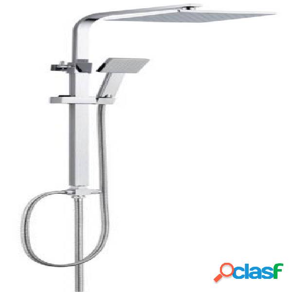 Mango Ducha Flexo Soporte Barra+ Duchon Cuadrado Dp Griferia