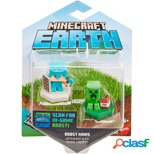 Minecraft Pack 2 Minifiguras Alex y Creeper