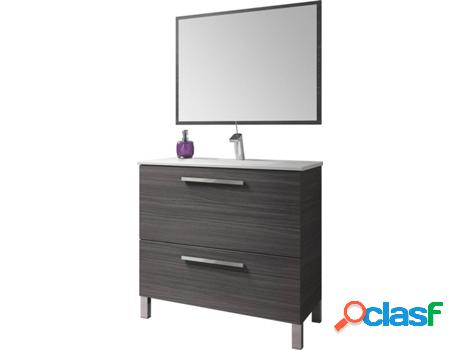 Mueble de Baño IBERODEPOT F4201115 Castaño (89.2x58.6x11.8