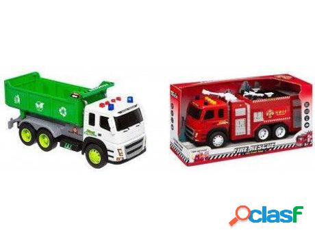 Muñecos HOGAR Y MÁS Camión De Bombero Camión De La