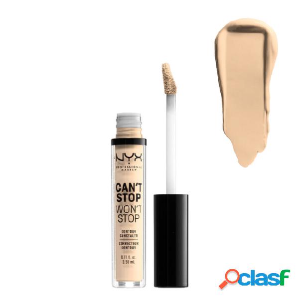 NYX Can't Stop Won't Stop Contour Concealer Pale 3.5ml