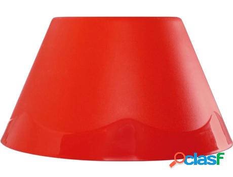 Pantalla para Lámpara TOSEL Polycone (Rojo - Plástico -