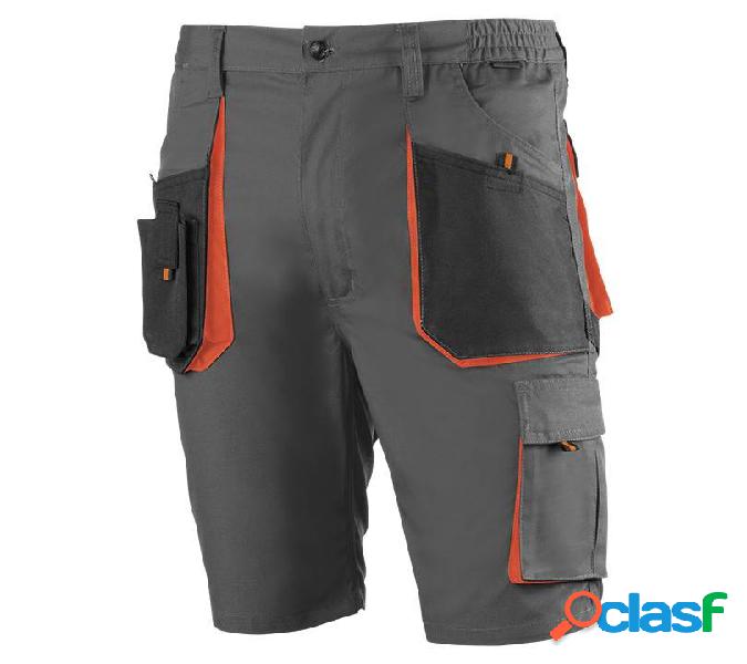 Pantalón Corto Top Range Juba Negro Naranja 962 Talla S