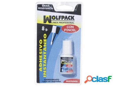 Pegamento ciano acrilato wolfpack 8 gramos con pincel