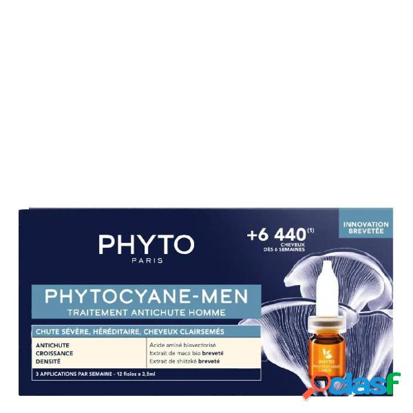 Phyto Phytocyane-Men Ampollas Anticaída x12
