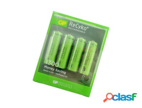Pilas recargables ekopower r06 1300mh blist-4