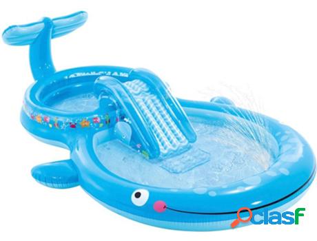 Piscina Infantil INTEX Ballena con Resbalón (235 L -