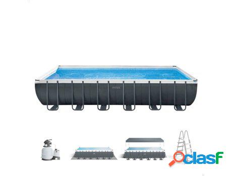 Piscina Tubular INTEX Ultra XTR Frame Retangular con Bomba