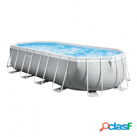 Piscina desmontable tubular Intex Prism Frame Ovalada