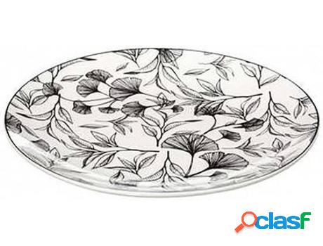 Plato HOGAR Y MÁS Juego De Porcelana Postre