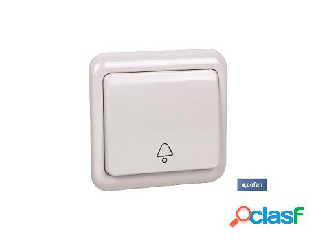 Pulsador empotrar modelo pacific blanco 10a