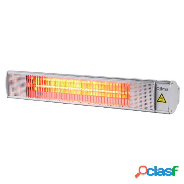Qlima Calefactor de patio 1500 W plateado PEW 3015