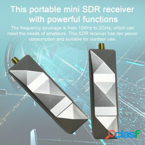 Receptor USB SDR de 10kHz ~ 2GHz Receptor SDR ADC 60DB de 12