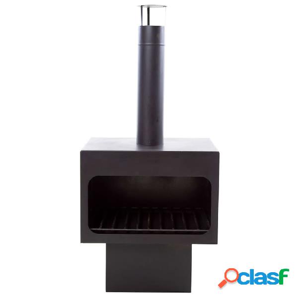 RedFire Chimenea Jersey XL acero negro 81076