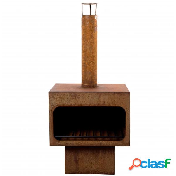 RedFire Chimenea Jersey XL acero óxido 81077