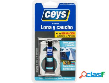 Reparador lona/caucho 7ml+ 4 parches blister