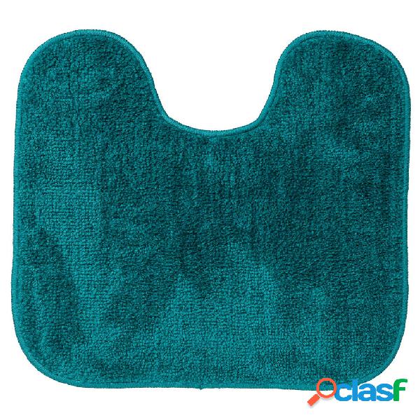 Sealskin Alfombra baño con pedestal Doux turquesa