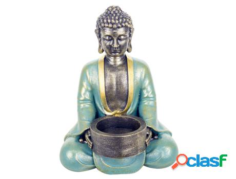 Signes Grimalt - Candelabro buda Azul de Resina | Figura de