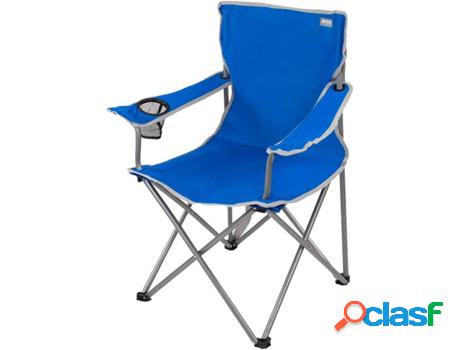 Silla de Camping AKTIVE Azul (64.5x49.5x82 cm - Acero y PE)