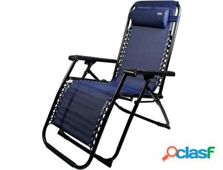 Silla de Playa AKTIVE 62190 Azul (65x178x110cm)