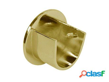 Soporte zirconio lateral 20 mm. bronce viejo (2 piezas)