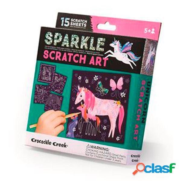 Sparkle Scratch Art Unicorn