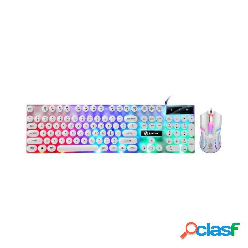 Teclado con cable Combo de ratón Teclado retroiluminado con