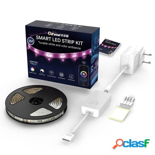 Tira de luz inteligente WiFi de 2M 3000-6500K RGB + CCT