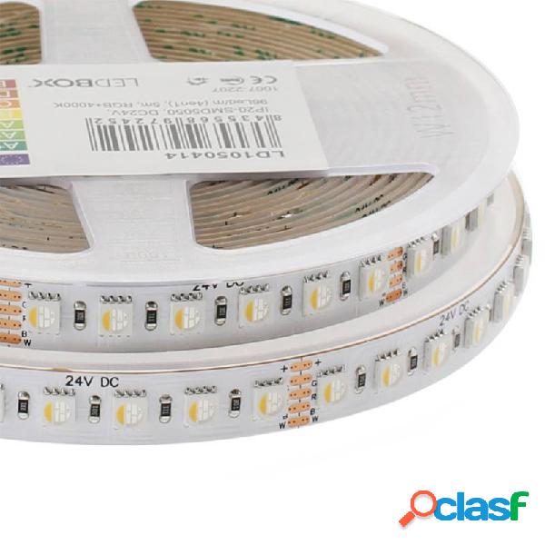 Tira led osram smd5050 rgb+w dc24v 5m (96led/m 4 en 1) -