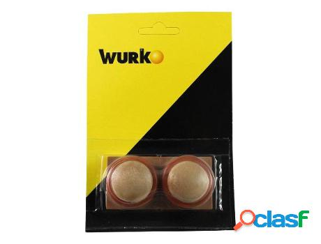 Topes puerta seta marron 817 2 uds blister