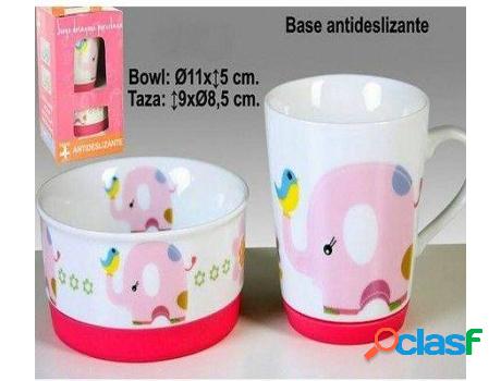 Vajilla Es HOGAR Y MÁS Juego De Desayuno Infantil Elefante