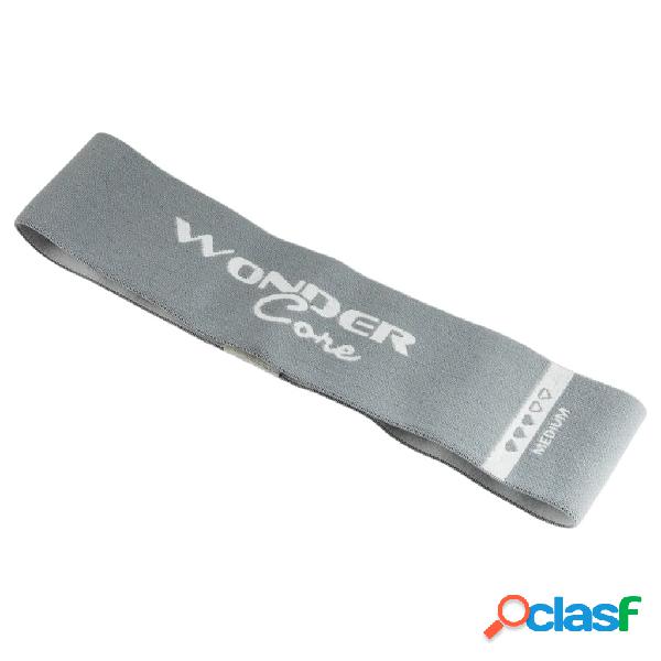 Wonder Core Banda de ejercicio Power plateada media