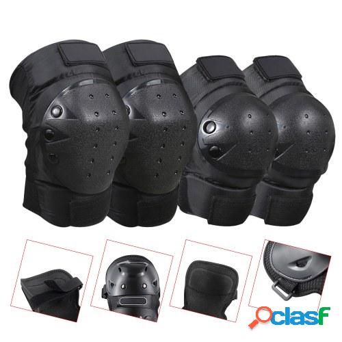 1 par de ciclismo Rodillera y protectores de codo Bicicleta