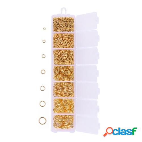 1170PCS Jump R-ings 3-10mm de diámetro J-ewelry Collar