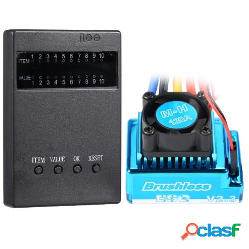 120A ESC sin escobillas impermeable y juego combinado de