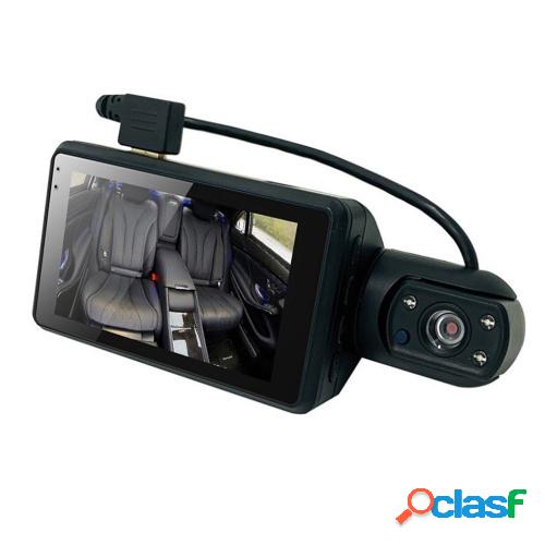 1296P DVR Dash Camera Frente e interior Cámara dual Car