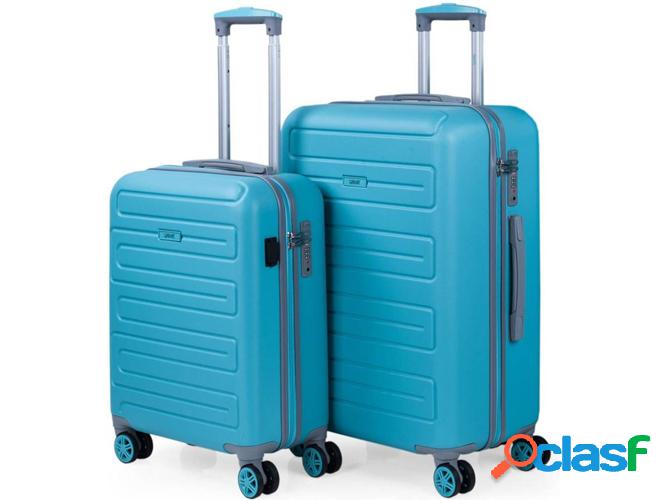 2 Maletas de Viaje SKPAT ABS Azul