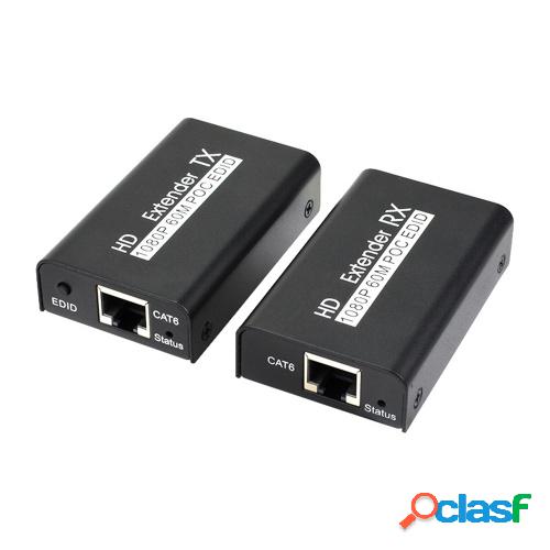 AYE02 POC HD Extender 60 metros sobre cable de red 1080P 50