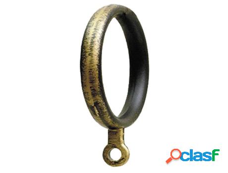 Anilla forja ø 28 mm. negro / dorado bolsa 10 unidades.