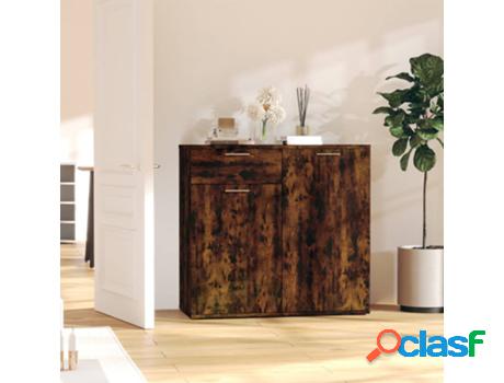 Aparador VIDAXL Marrón (80 x 36 x 75 cm - Madera
