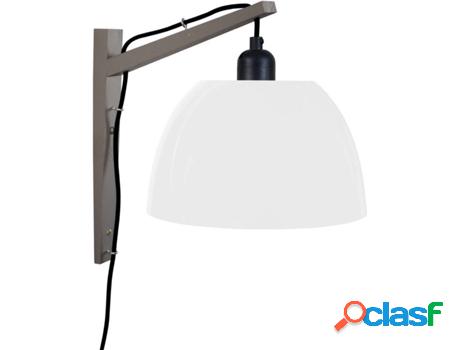 Aplique TOSEL Kran Plexi (Taupe y Blanco - E27 - Máx. 40W -