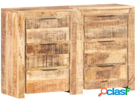 Armario VIDAXL 5 Gavetas 46642 Marrón (118 x 33 x 75 cm -